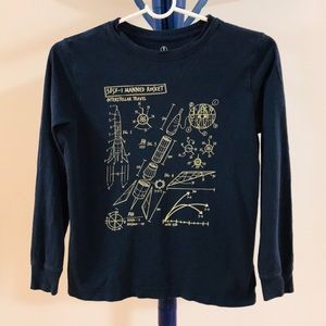 Lands’ End  Manned Rocket kid’s T-shirt